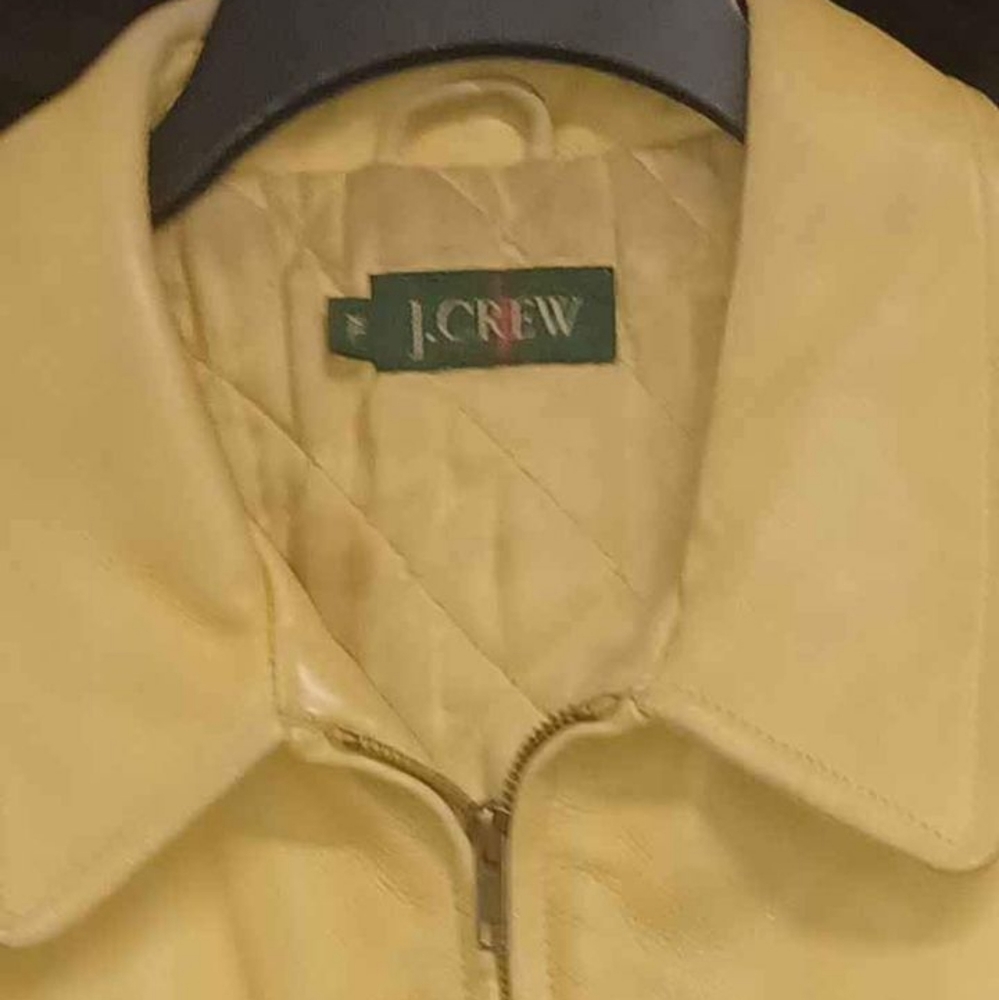 JCrew Lambskin Leather Jacket